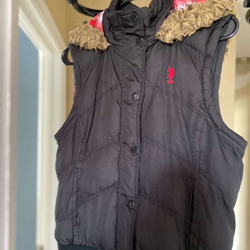 Black US Polo Vest